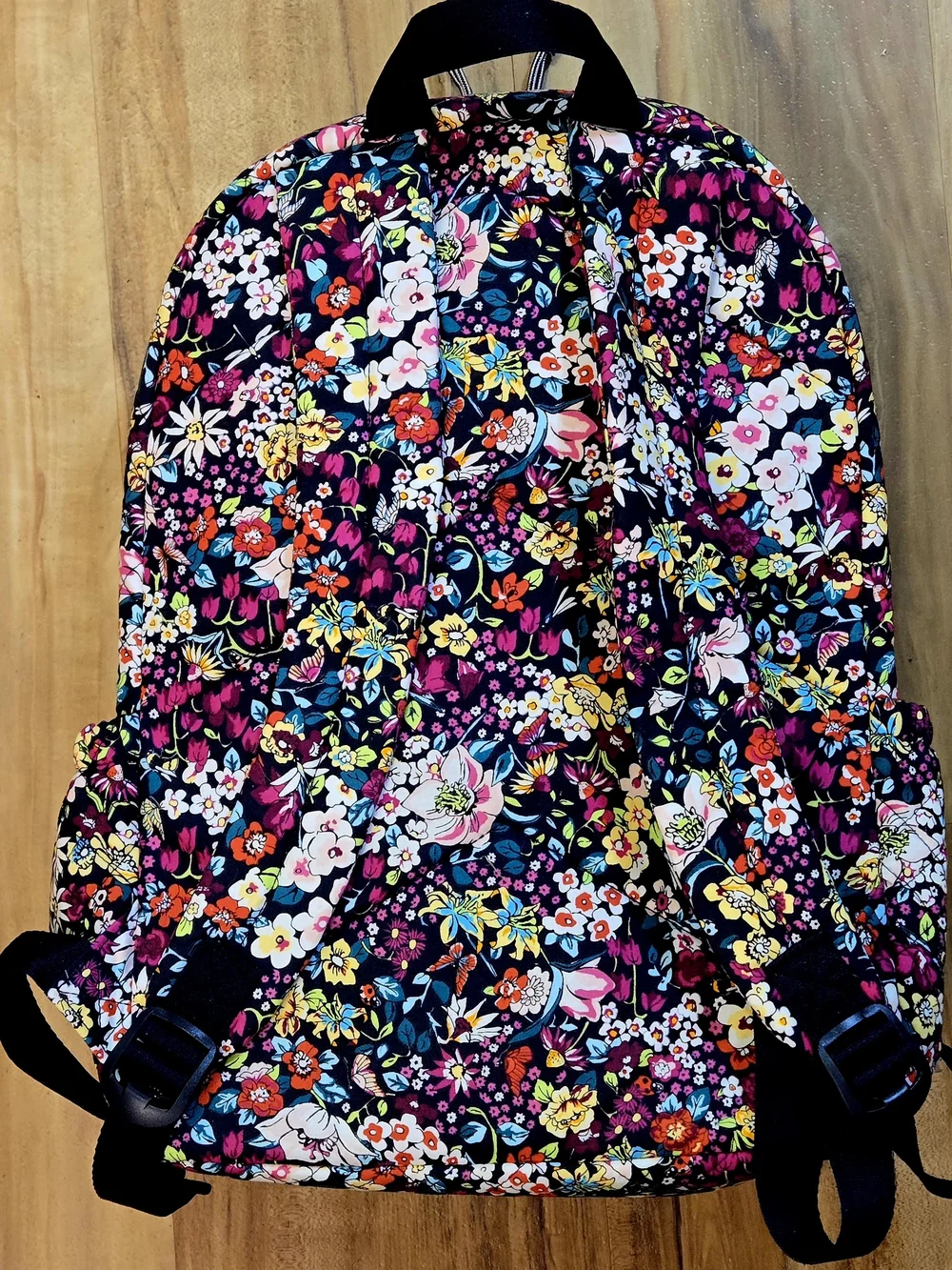 Vera Bradley Quilted Cotton Backpack - Retired Itsy Ditsy Floral Print